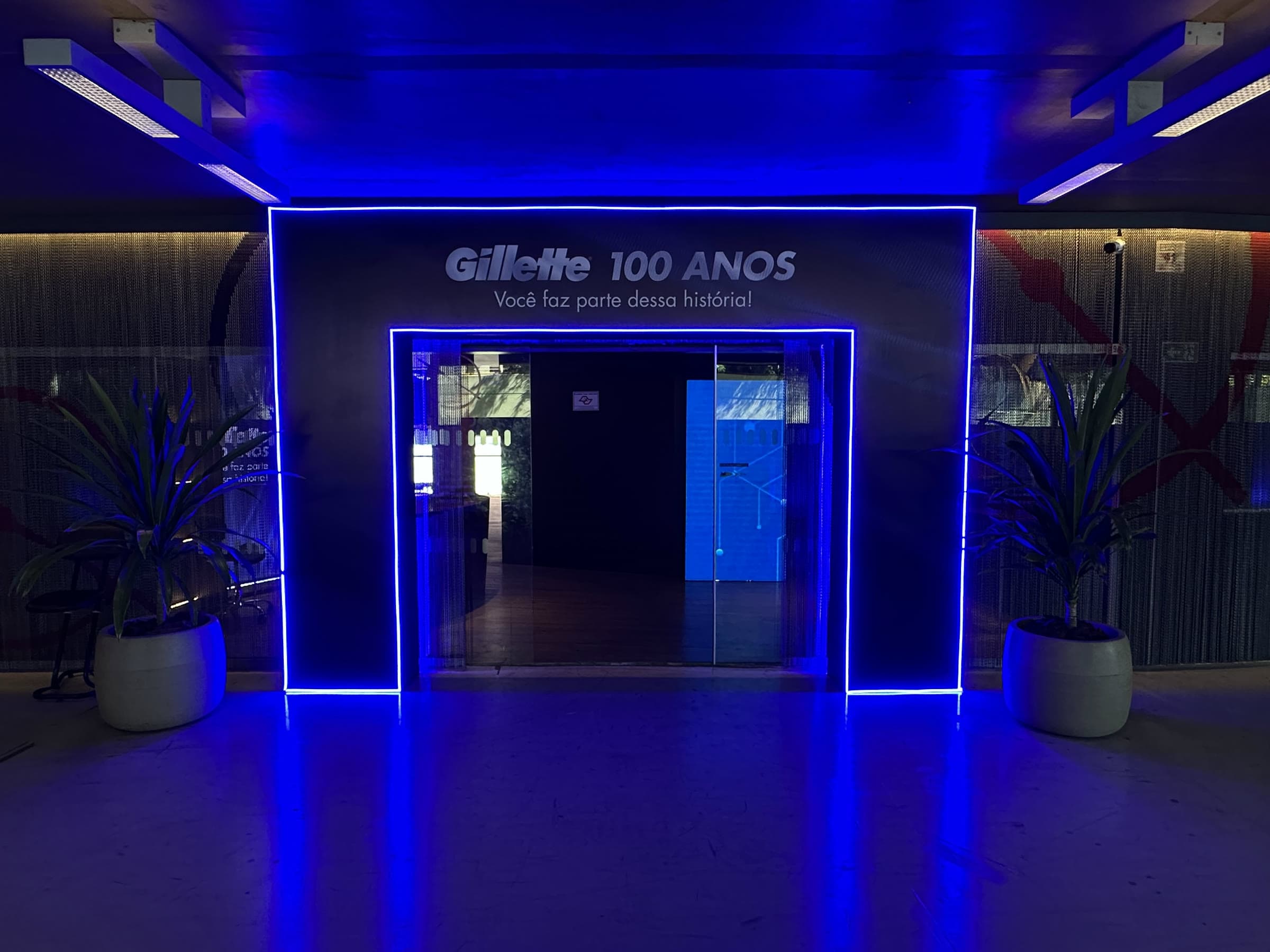 Registro da comemoração de 100 anos da Gillette, São Paulo, 2026.