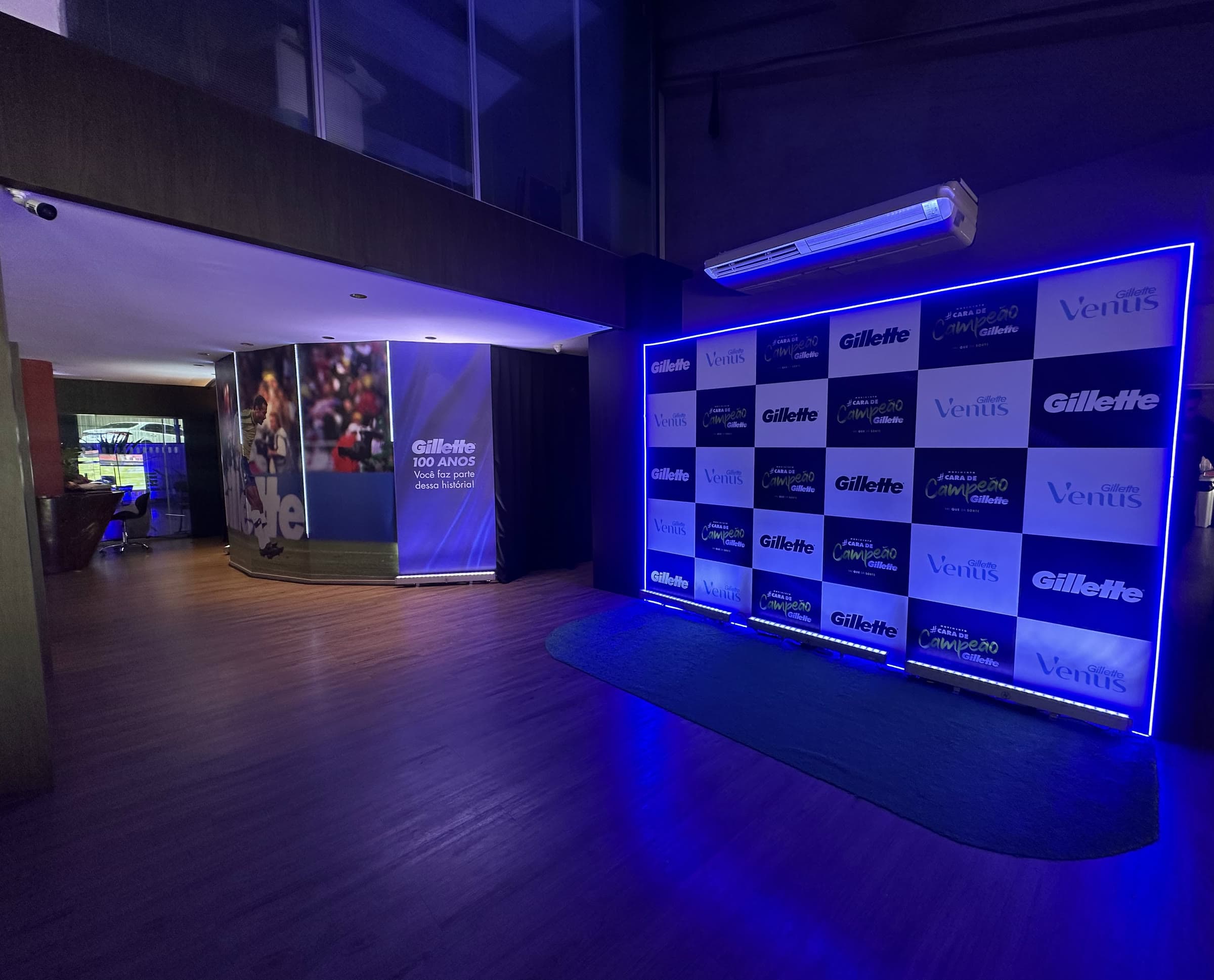 Registro da comemoração de 100 anos da Gillette, São Paulo, 2026.