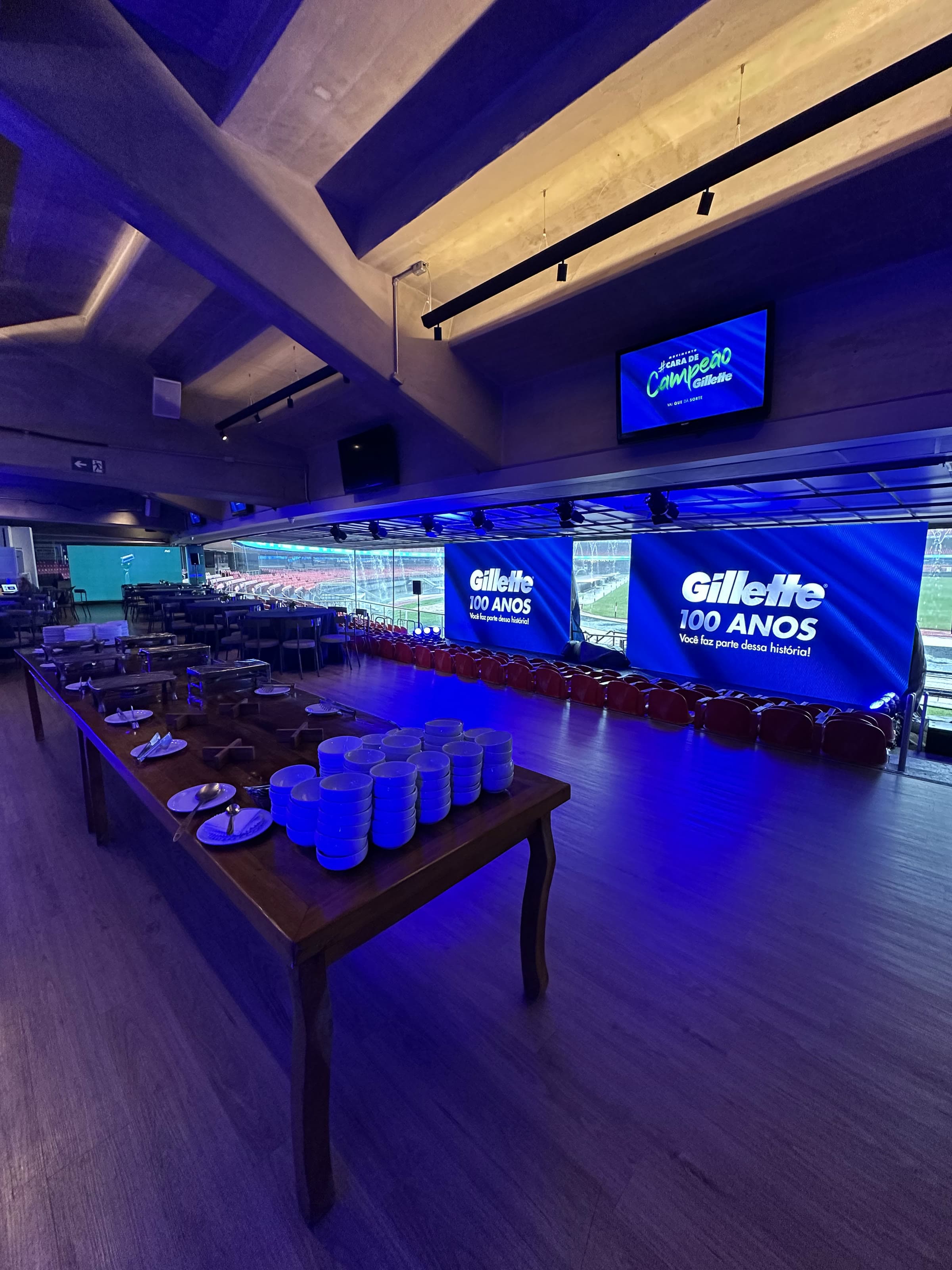 Registro da comemoração de 100 anos da Gillette, São Paulo, 2026.