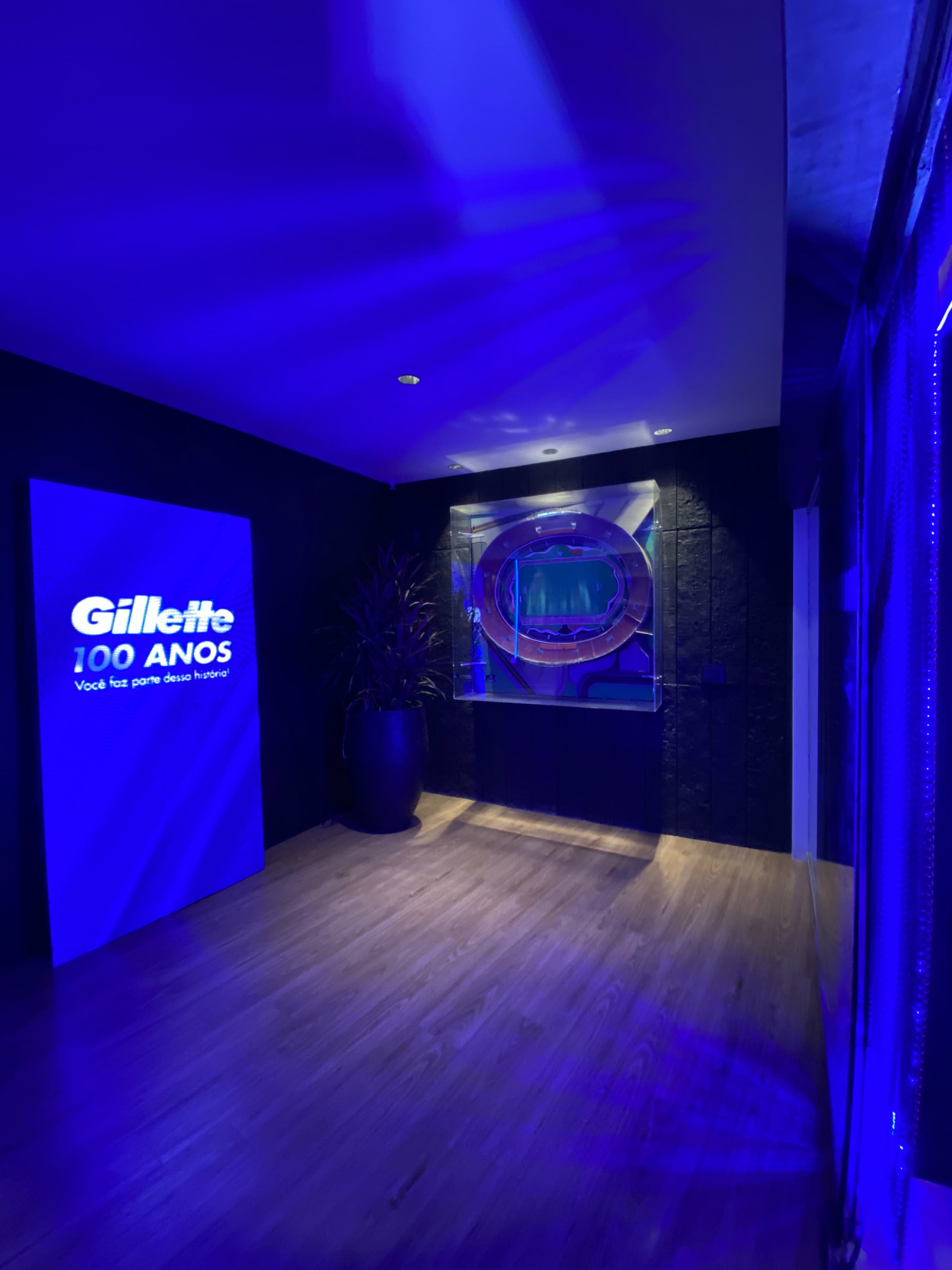 Registro da comemoração de 100 anos da Gillette, São Paulo, 2026.