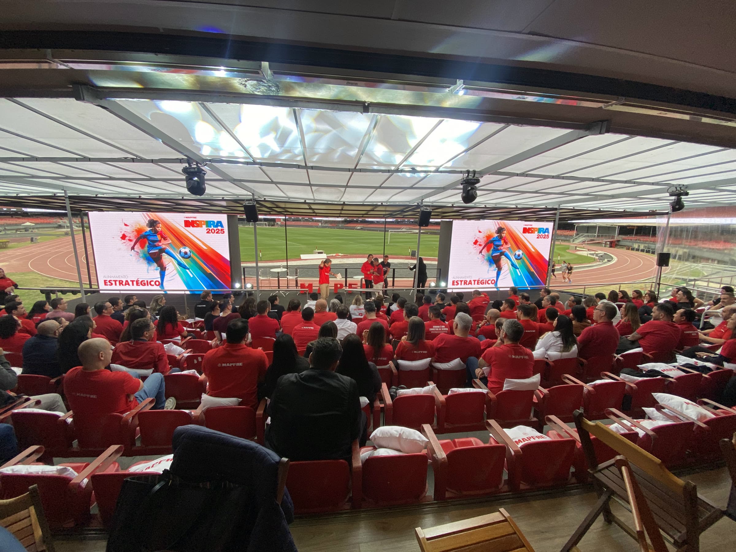 Registro da produção do Mapfre Inspira 2025.