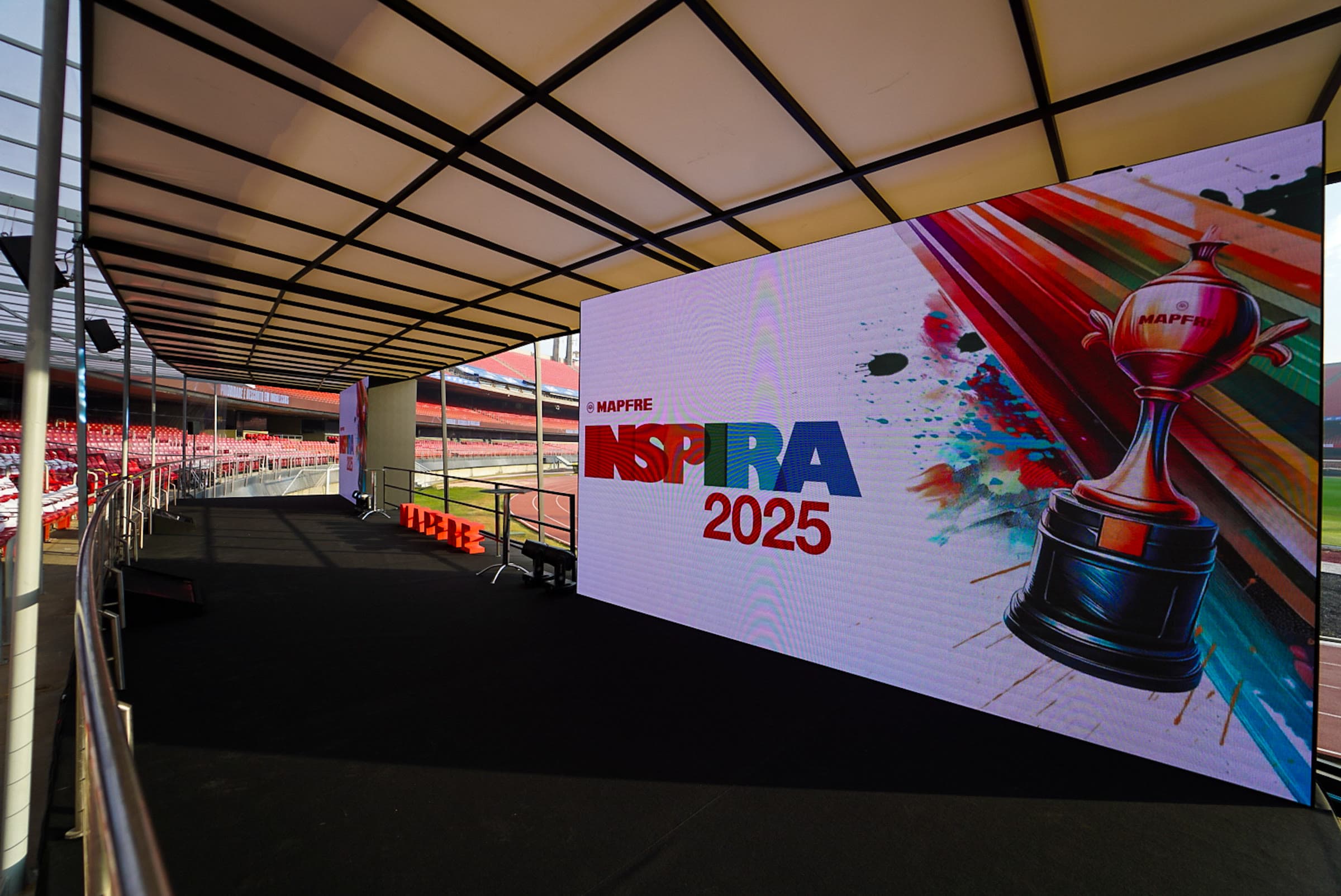 Registro da produção do Mapfre Inspira 2025.